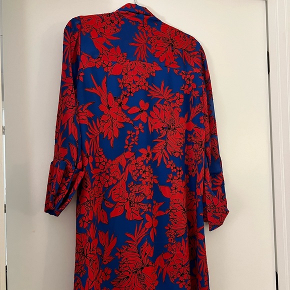 Alice & Olivia Gwenda Floral Tie Neck Dress - Picture 6 of 8